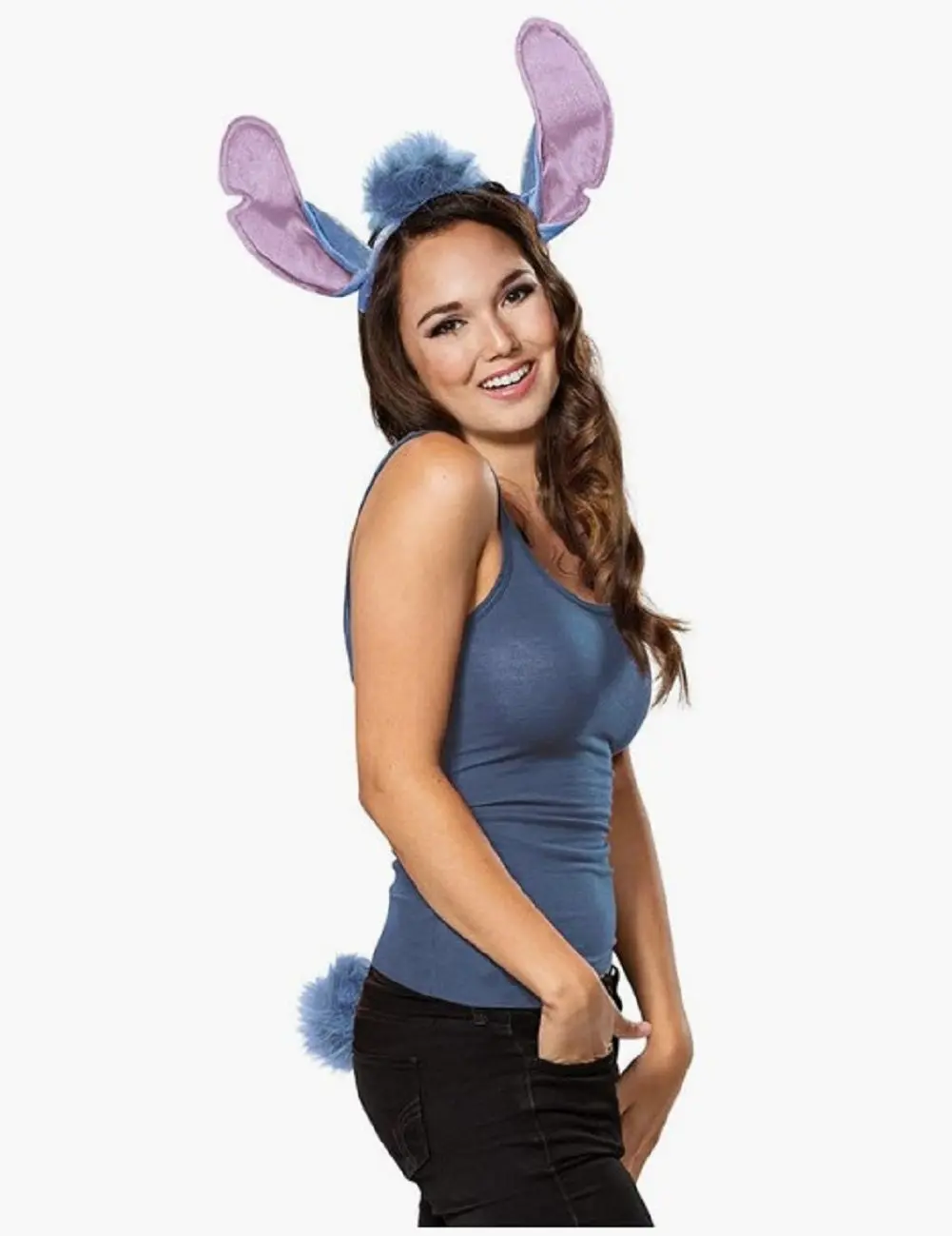 Stitch Set - Blue - Headpiece & Tail - Costume Accessories  - One Size