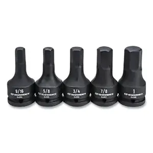 Gearwrench 329-84899-06 0.75 in. Impact Hex Bit Socket Set - 5 Piece