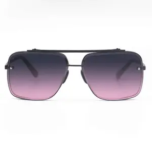 Bella Faded Purple and Pink - Tangle Free Aviator Sunglasses