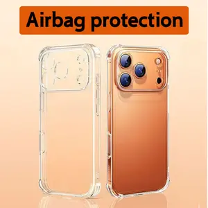 Airbag protection clear high-quality phone case,Phone Accessories for iPhone17 air 16 15 14 13 12 11 Pro Max Plus Protection Protector,Decorative Phone Protector Cover,exquisite Casing,high-end feeling