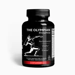 The Olympian by PrimeMind: Organic Nootropic Dietary Capsule Supplement, Natural. Brain, Muscle Recovery, Edible, & Fitness with Magnesium & Zinc