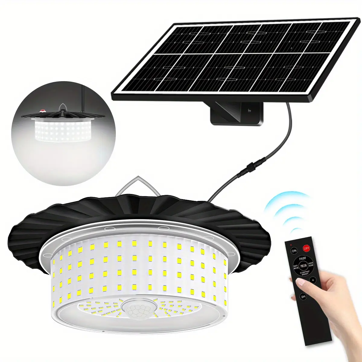 1PC Solar pendant light, solar hanging light, solar garden light, outdoor lights waterproof,