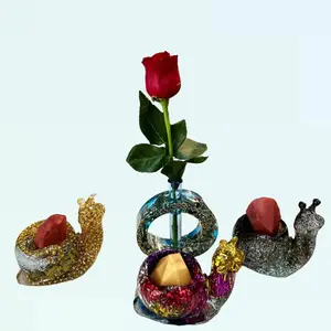 Creazioni Recycling Eco Art "Lucky Snail" Figurine