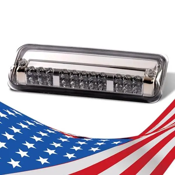 CROSSDESIGN Smoked LED Rear 3rd Brake Cargo Taillight Lamps for 2004-2008 Ford F150/Explorer - OE Approved, Polycarbonate Free Form Reflector, Brightening, Energy Efficient, Easy Install, Truck Mods, Show Use, LED Lighting Assemblies & Components, Led Lig