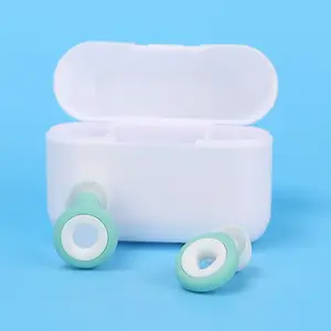 Comfortable Silicone Ear Plugs, Washable, Noise-Reducing, Ear Canal Friendly, Ideal for Travel & Noise-Sensitive People, Swimming Earplug