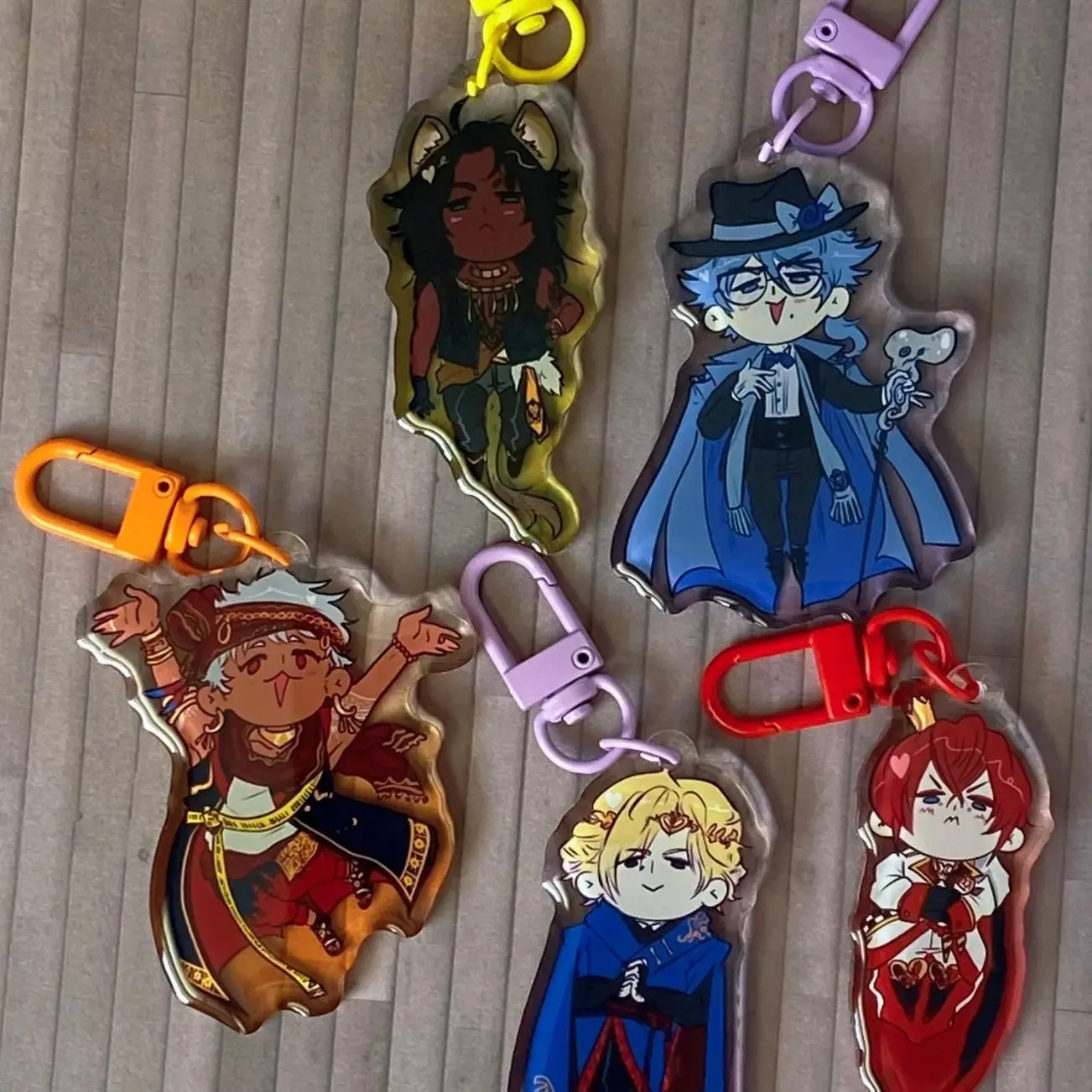 5 ops TWST dorm leaders Epoxy Acrylic Keychains
