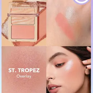 SHEGLAM Glam 101 Hybrid Highlighter & Blush Duo - Makeup Cosmetics