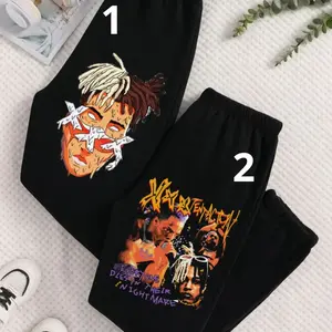 XXX Tentaci0n Revenge Merch Inspired Sweatpants Unisex – Hip Hop Rapper Graphic Jogger Pants, Streetwear Casual Pants for Fans Z