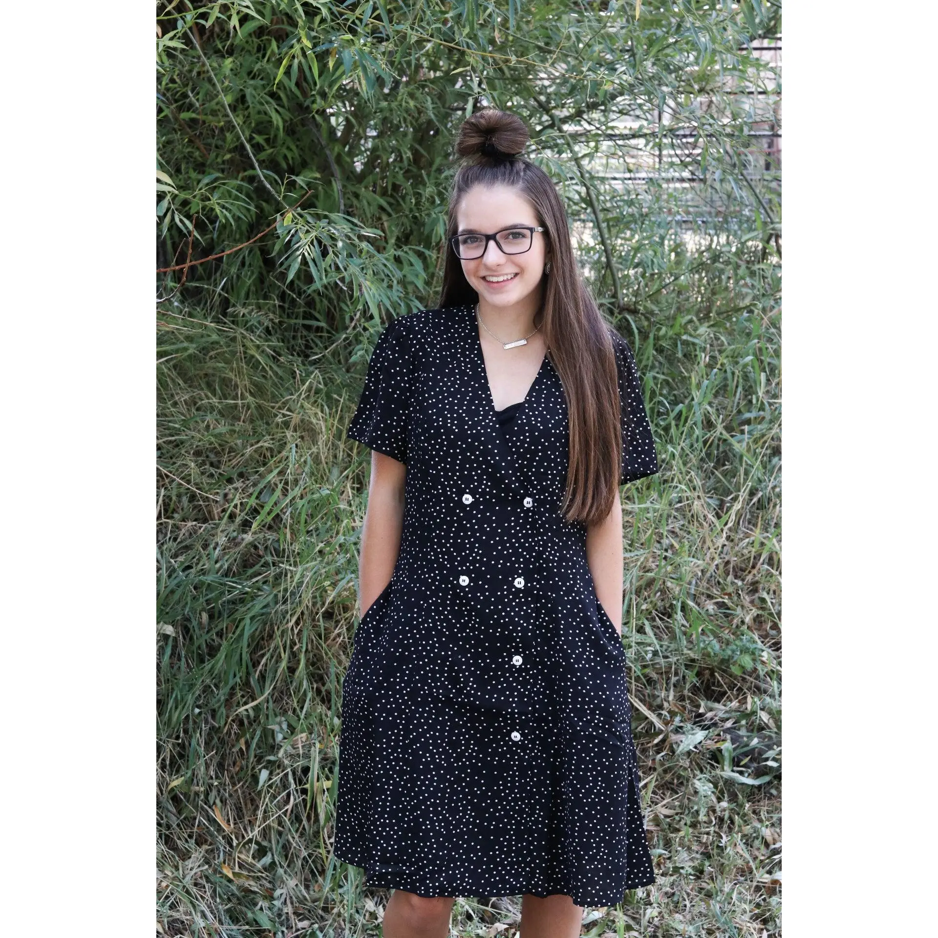 Isabelle Polka Dot Midi Dress