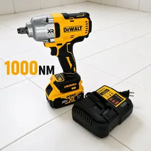 DCF900 20V Cordless Impact Wrench, 1/2 Universal Battery Hand Tool with Brushless Motor, High Torque Brushless Impact Gun