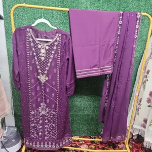 Pakistani 3-Piece Ready-to-Wear Dress
