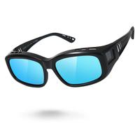 P1 Black Frame/Blue Mirrored Lens