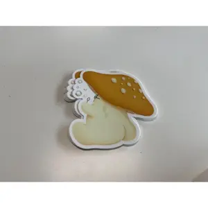 Cheeky Yellow Mushroom Linh T Vo Stickers