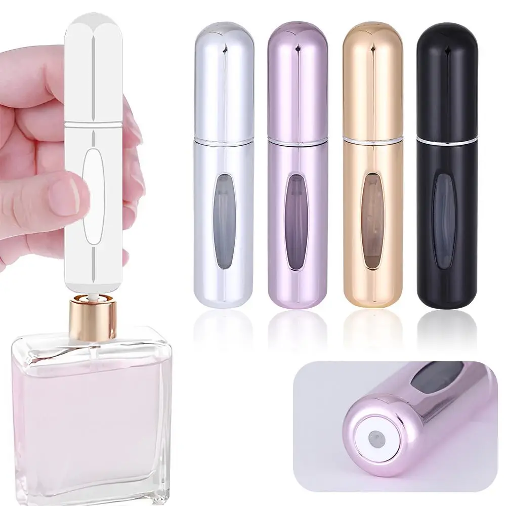 5ml Perfume Refill Bottle, Travel Mini Size Decanter Body Mist Spray Bottles, Travel Essentials, Small Decants Mini Refillable Continuous Spray Bottle