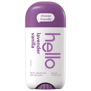 hello lavender vanilla aluminum free deodorant with shea butter
