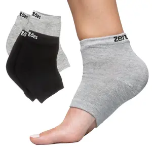 ZenToes Moisturizing Sleep Socks with Vitamin E, Olive Oil and Jojoba Seed Oil to Soften and Hydrate Dry Cracked Heels (Cotton) Womenswear Comfortable