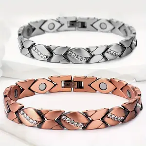 Women'S Copper Bracelets with 3500 Gauss Magnet - Stylish & Durable, Perfect for Birthdays, Mother'S Day, and Christmas Gifts, Cute Bracelets,therapy jewelry