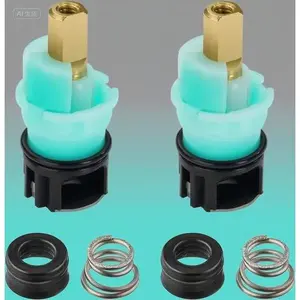 2-Pack Faucet Repair Kit with Cartridge, Seat and Spring for Two-Handle Faucets, Durable Replacement Parts, Turn Stop 1/4, Easy Installation, Compatible with Delta Models wire stripper