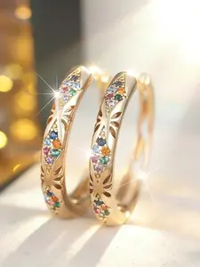 A classic women's jewelry set featuring cubic zirconia—luxurious and stylish—perfect for parties, weddings, and everyday wear, Trendy jewelry