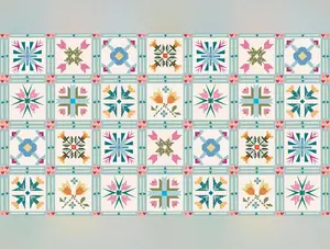 Things with Wings | Quilt Blocks by Jo Reid for P&B Textiles | TWWI5999-MU