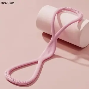 Figure 8 Resistance Band, Durable Elastic Fitness Rope for Full Body Workout, Perfect for Arm & Back Strength Training, Multi-purpose Exercise Tool for Yoga, Pilates, Stretching and Home Gym, Suitable for Men & Women