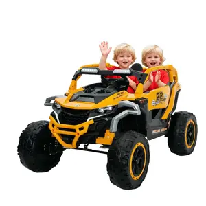 Black Friday Deal Kids Ride on Truck Car Gift for Christmas Day Birthday,12V Kids Electric Vehicles Gift for Christmas Day Birthday, Remote Control,2 Seater UTV, Flashlights and a built-in music player, For Age 3-6 Years Old