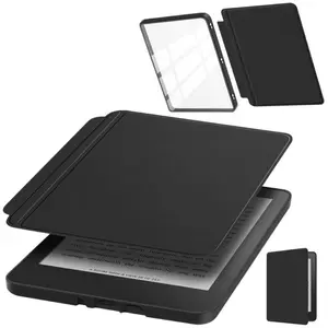 Kindle Paperwhite 2024 Case 6.8 inch Split Protective Cover for 6543 Youth Edition, Camera Hole, Wireless Charging, Smart Auto Sleep, Gift for Readers, Phone case, Pad case