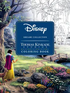 Disney Dreams Collection Thomas Kinkade Studios Coloring Book -- Thomas Kinkade - Paperback