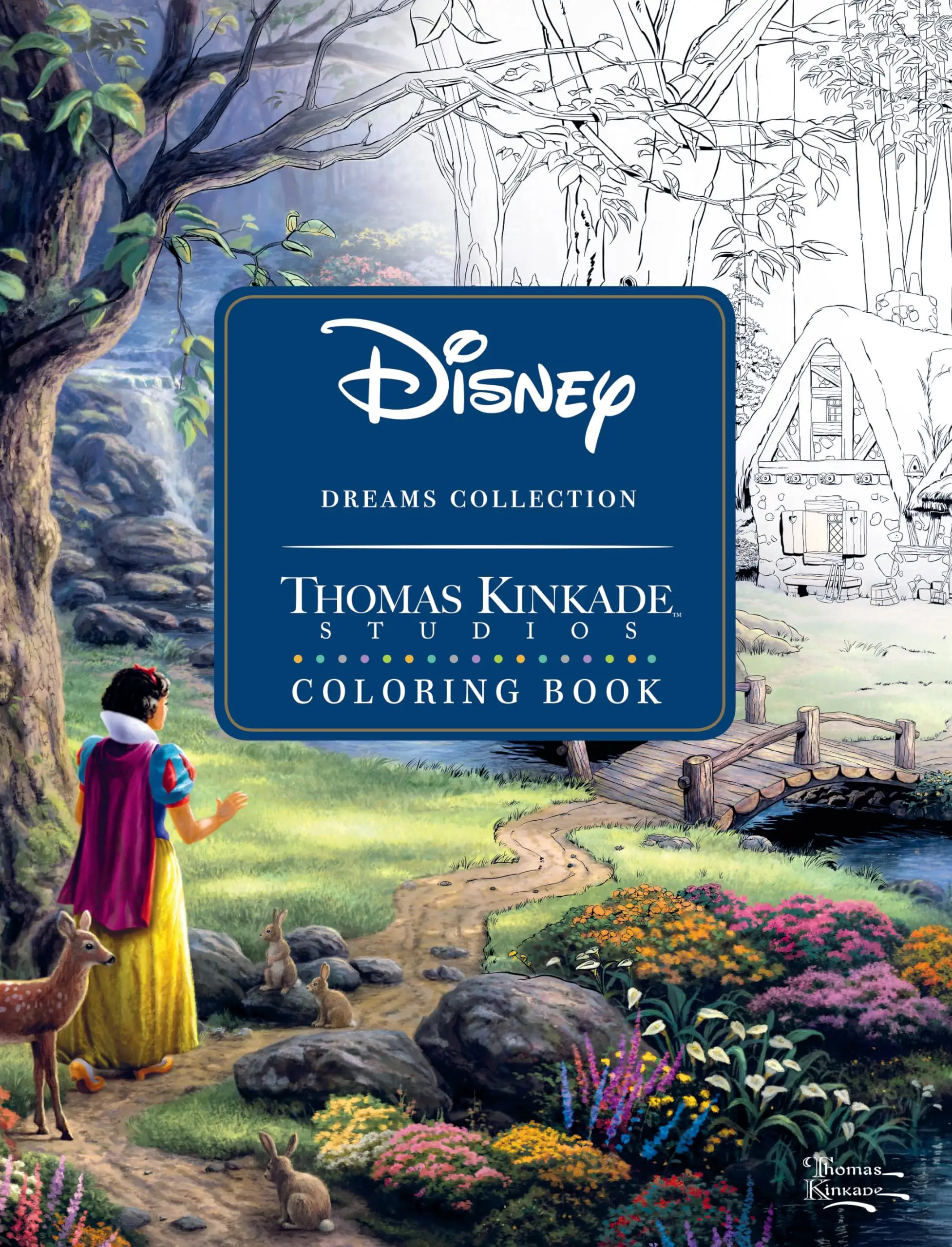 Disney Dreams Collection Thomas Kinkade Studios Coloring Book -- Thomas Kinkade - Paperback
