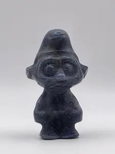 💙 Dumortierite Blue Cartoon “Dwarf” — The Loyal Guardian (2")