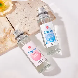 35ml Blue Pink Dual Floral Fruity Skin Scent Unisex Floral Scents Perfume Blue Hyacinth Rosa White Musk Amber Pink Citrus Sunflower Clean Soapy