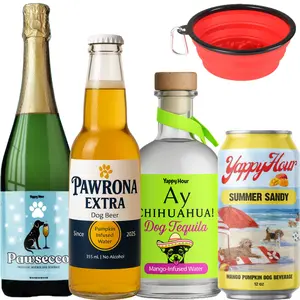 Summer Dog Booze Bundle | Yappy Hour | Non-Alcoholic Dog Beverages | Limited Summer Collection Doggy Drinks