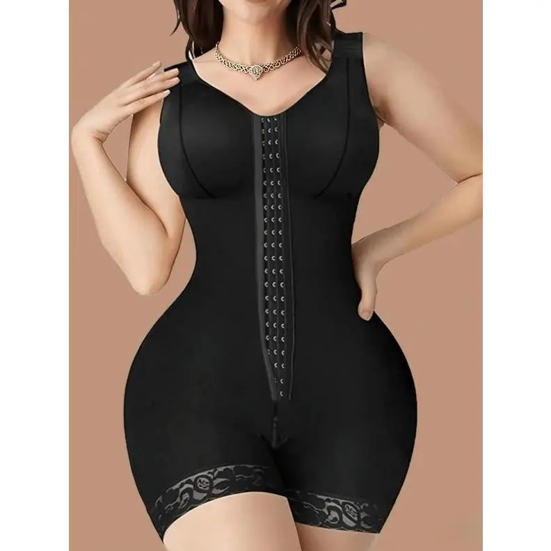 Colombian Faja Full Body Shapewear | High Compression 2-Hook Waist Trainer | Tummy Control Butt Lifter Daily Essential
