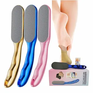 The Thai Lyfe Foot File- Exfoliates Callused Feet with Advanced Nano-Glass Technology, Non-Slip & Ergonomic Handle for Baby Soft Feet in minutes! Waterproof and easy to clean. Original premium packaging perfect for gifting.Smooth your feet Gentle