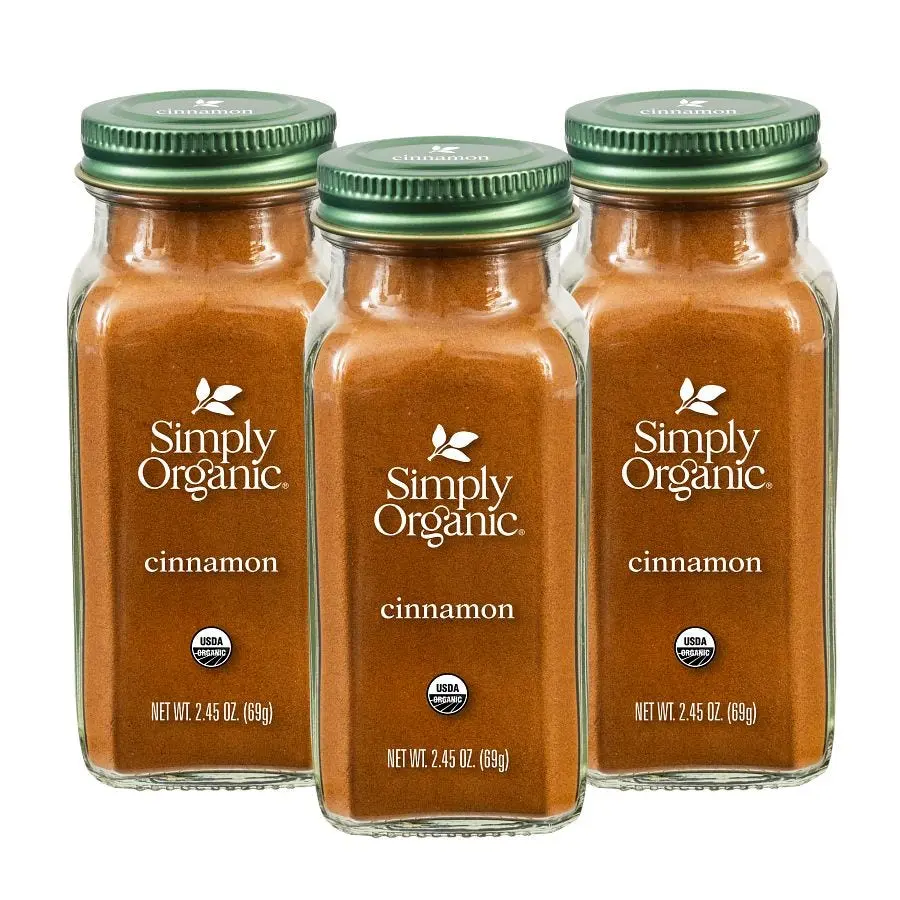 Simply Organic Cinnamon, Ground 2.45 oz. (3 Pack)