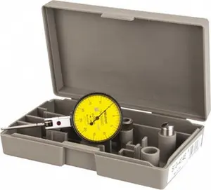 Mitutoyo to 1mm 0.0100mm Graduation, Horizontal Dial Test Indicator 0-25-0, 40mm Yellow Dial, 0.010000" Accuracy 513-414-10E