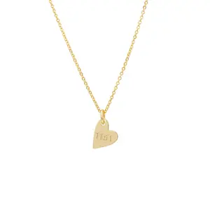 11:11 Angel Number Heart Necklace 14k Gold or Sterling Gift
