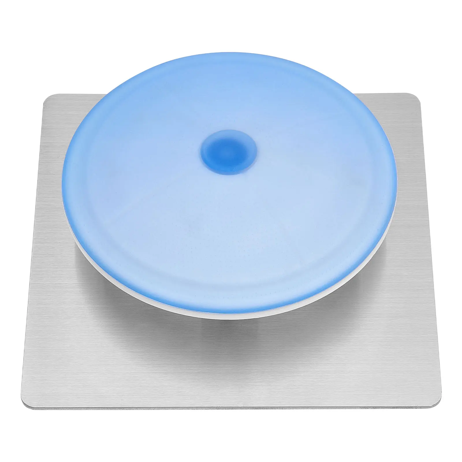 VEVOR Aquatics Pond Aerator Air Diffuser, 7.9-in Plate with Dense Microholes, Durable Silicone Accessory, Stainless Steel Weighted Base, Easy Maintenance, Aeration Compressor Compatible, Efficient Oxygen Diffusion for Lakes, Water Quality Improvement