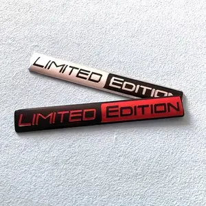 3d Metal Logo Limited Edition Emblem Car Front Grill Bdage Rear Trunk Fender Sticker Auto Racing Motorcycle Decal Automotive Accessories