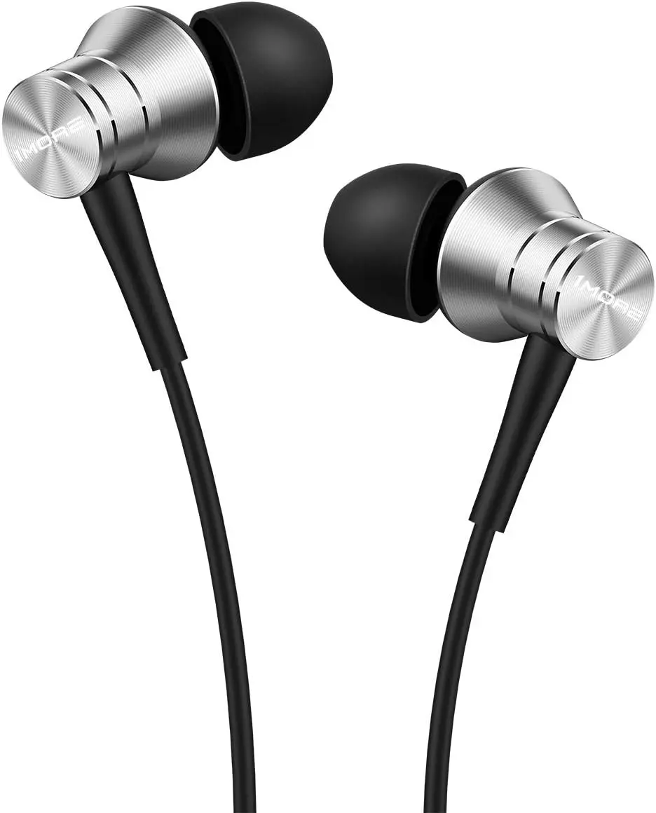 1MORE  Piston Fit in-Ear Earphones Fashion Durable Headphones with 4 Color Options, Noise Isolation, Pure Sound, Phone Control with Mic for Smartphones
