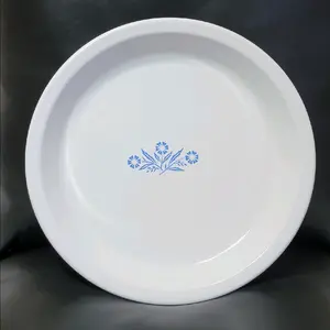 Vintage Corning Ware Blue Cornflower P-309 Dish Pie Plate 9" Made In USA microwave bakeware