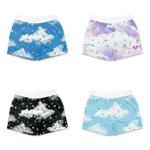 [Travel Vibes] Flight Map Sky Mesh Shorts | Youth & Adult - Breathable Summer Beach & Travel Shorts