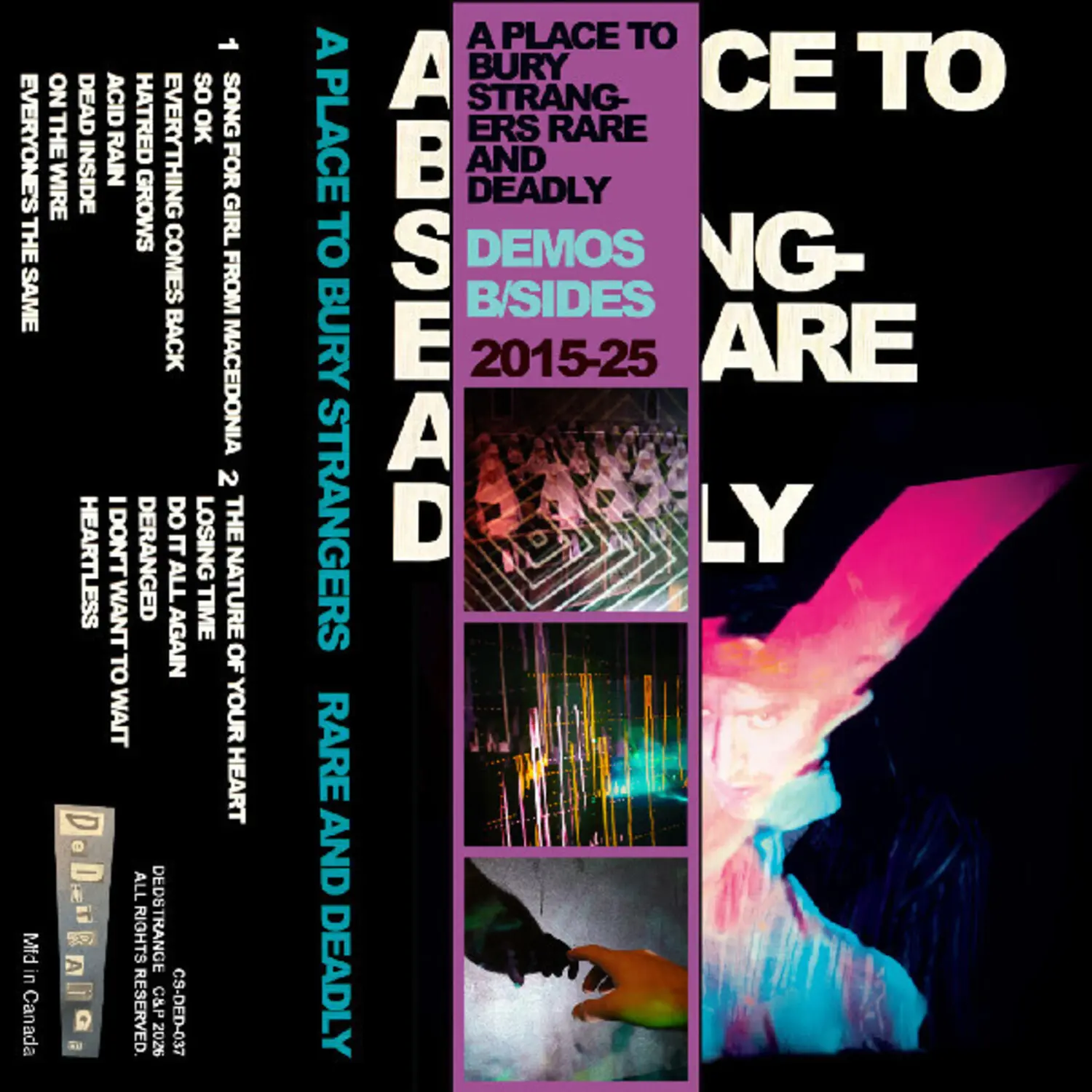 Place to Bury Strangers - Rare and Deadly  [CASSETTES]