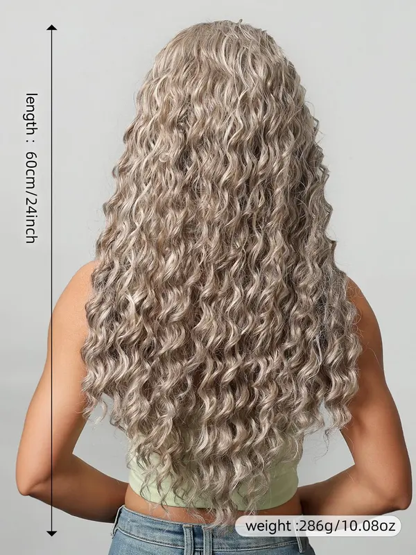 Lc071-1 Long Curly Wig for All Seasons, High-Quality Other  display picture 3