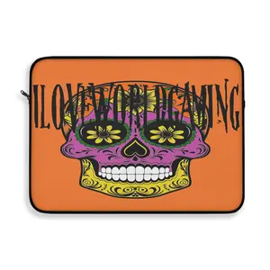 DAY OF THE DEAD SUGAR SKULL Laptop Sleeve three sizes