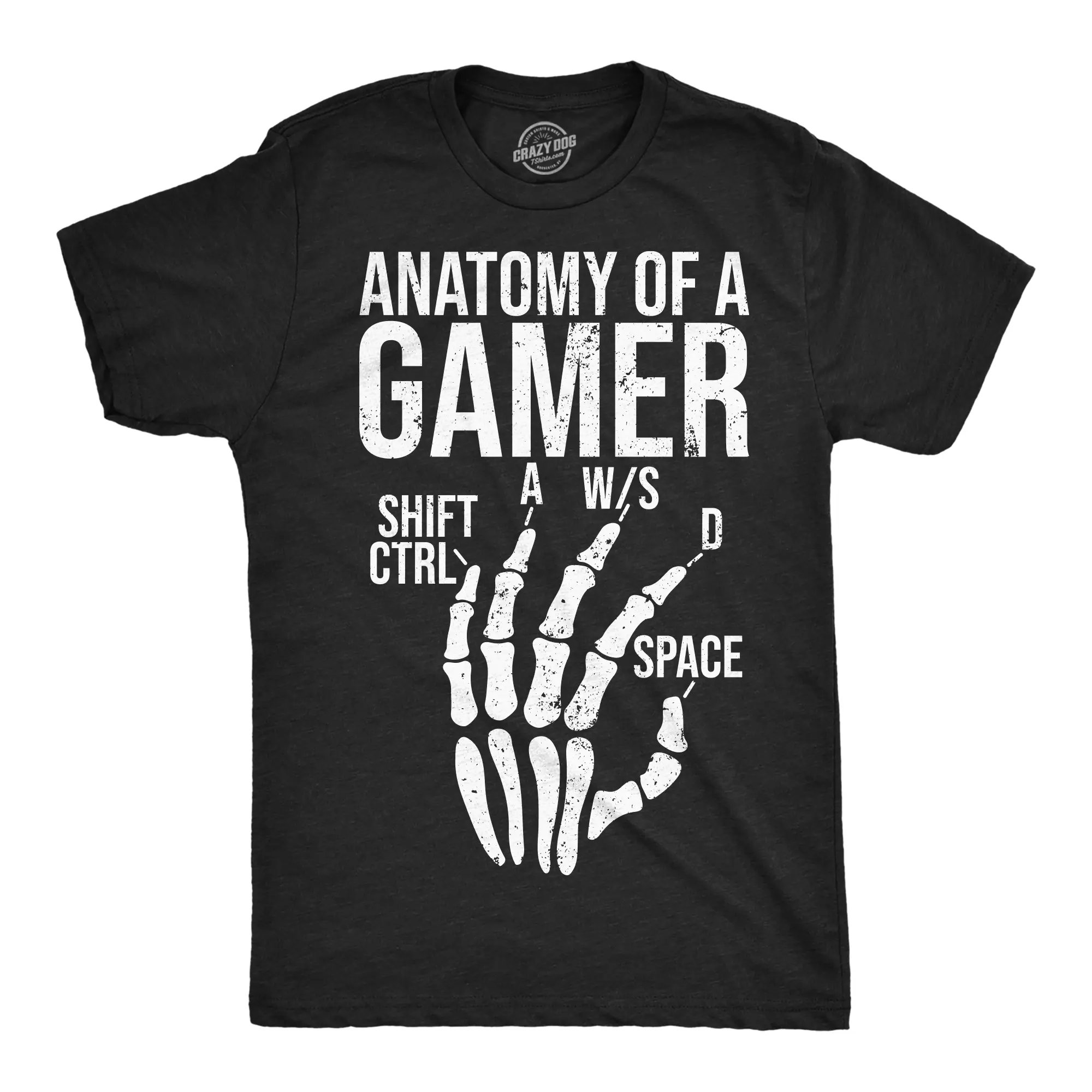 Mens Funny T Shirts Anatomy Of A Gamer Sarcastic Video Games Tee for Men Mens Funny T Shirts Cool Vintage Fashion T-Shirt Gift Classic Menswear Sarcastic Apparel for Men Funny Gamer Short Sleeve Novelty Tees Black -