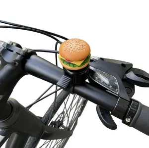 Cute Bow & Food Shaped Bike Bells, Fun Decorative Bicycle Horn, Clear Sound Safety Bell for Road & Mountain Bikes, Stylish Handlebar Accessories for Daily Cycling