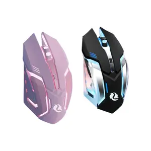 Gaming Mouse Rechargeable 2.4GWireless Bluetooth Mouse Mute Ergonomic Mouse for Computer Laptop LED Backlit Mice
