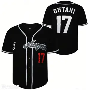 Baseball Jersey, Featuring Loose Embroidery, Ideal for Athletic Activities, Stylish And Casual, Breathable Streetwear Top