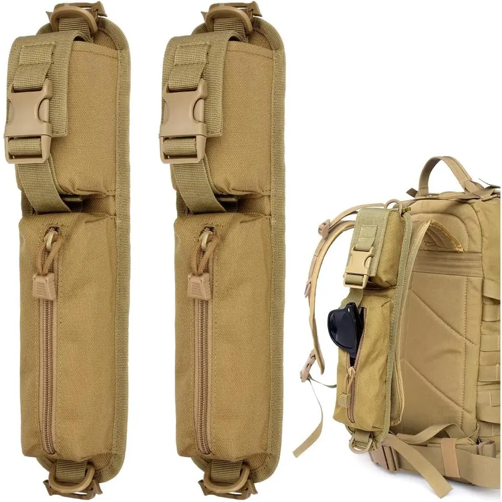 Multifunctional Portable Tactical Molle Accessory Pouch, Hunting Tools Storage Bag with Additional Shoulder Strap, Fits for Outdoor Hunting Camping Hiking Backpack